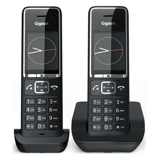 Gigaset Comfort 550 Duo DECT WIRELESS DESK PHONE Black (COMFORT 550 DUO)