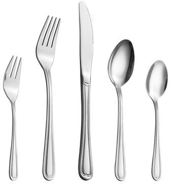 Velaze Zeta 30 pcs 18/10 Silverware Flatware Set (Service for 6)