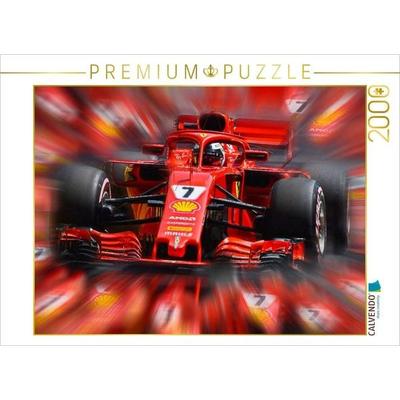 CALVENDO Puzzle Kimi Räikkönen aus Finnland im Ferrari F1. | 2000 Teile Lege-Größe 90x67cm Foto-Puzzle für glückliche Stunden