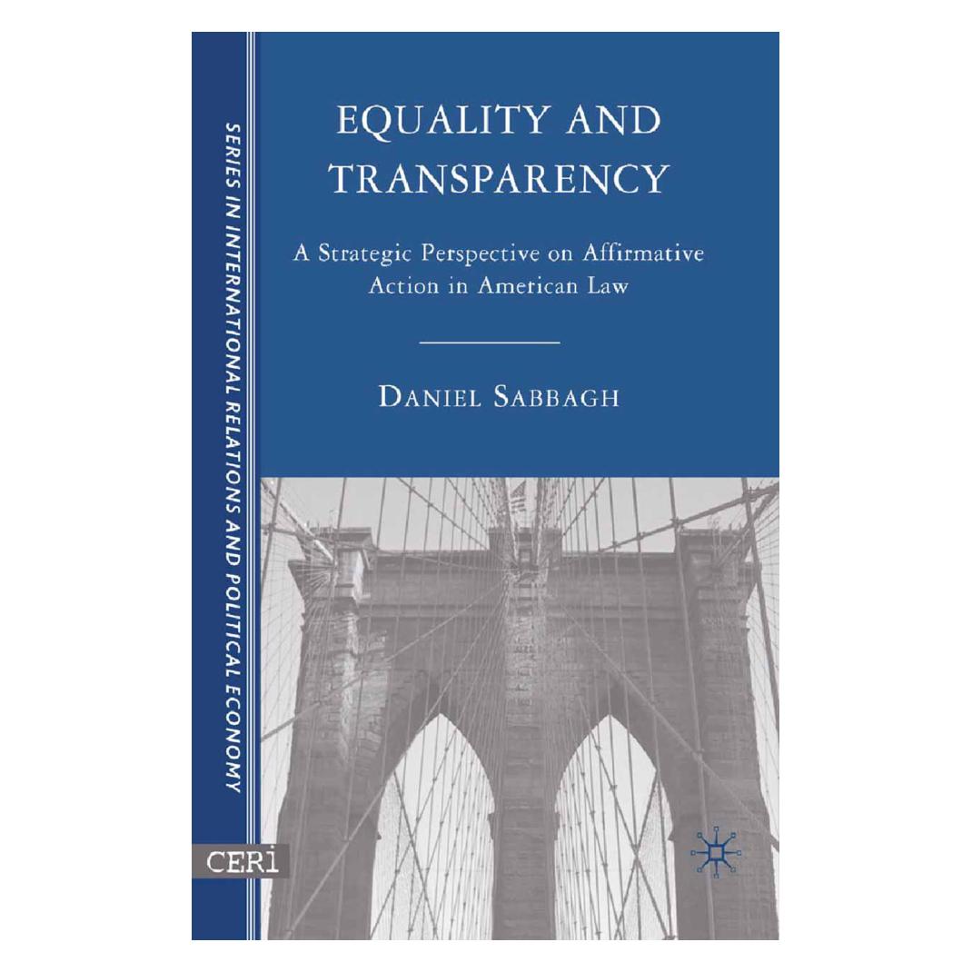 Springer Equality and Transparency (Englisch, Softcover, D. Sabbagh) (55836860)
