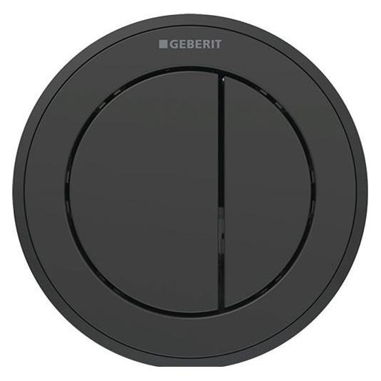 Geberit Spoelsystemen - Afstandsbediening type 10, pneumatisch, dual flush, zwart 116.057.DW.1 (10365713)