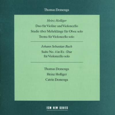 Demenga, T: Musik von Bach und Holliger - Thomas Demenga, CD