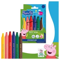 Staedtler Faserschreiber »Noris® junior 329 L1 Peppa Pig« 6 Stück