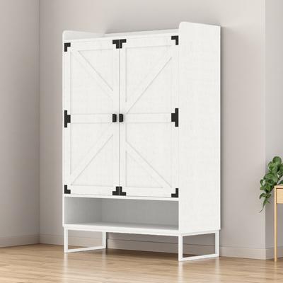 ZWYO HOSIMU Freestanding Shoe Cabinet with Adjustable Shelves