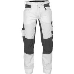DASSY® Helix Painters Malerhose mit Stretch - weiß/anthrazitgrau - 62