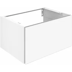 KEUCO X-LINE Waschtischunterschrank, 1 Frontauszug, 650x400x490mm, 33151140000, Korpus/Front: Trüffel Lack Seidenmatt / Trüffel Glas