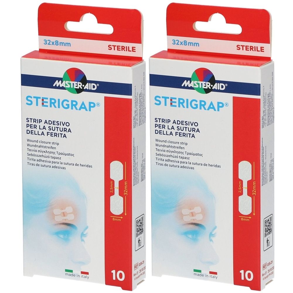 Sterigrap Wundnahtstreifen 8x32 mm Knochenform 2x 2x10 St Pflaster