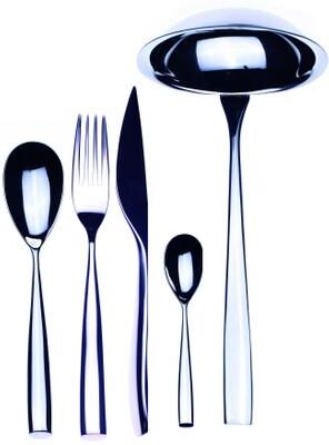 Mepra Arte Flatware Set - 49 Pieces - Stainless Steel