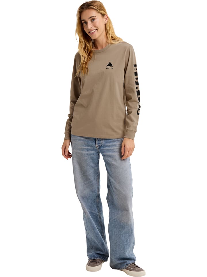 Burton Longsleeve "Elite" in Taupe - S