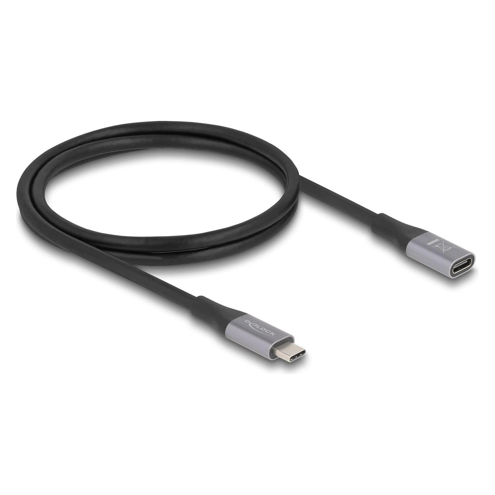 Delock USB C - USB C (1 m, USB 4, 240 W) (81201)