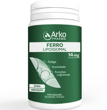 Arkocápsulas Ferro Lipossomal 14 mg