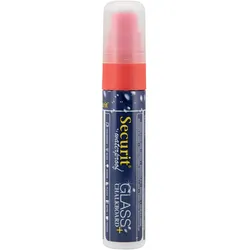 Securit® Flüssigkreidestift Waterproof - Rot - Rechteckige Spitze 7-15mm