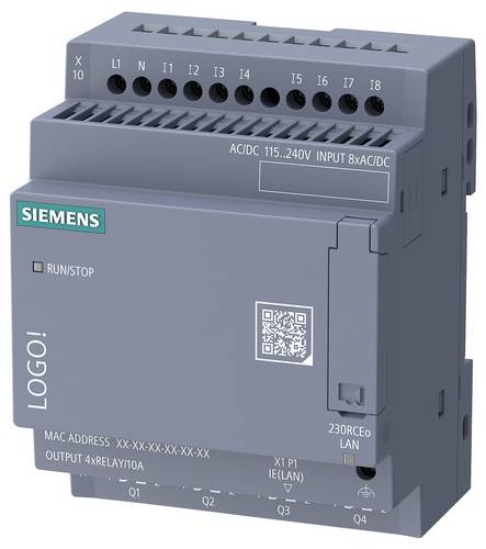 Siemens Logo! 9 6ED1052-2FB08-0BA3 SPS-Steuerungsmodul 115 V/AC, 115 V/DC, 230 V/AC, 230 V/DC