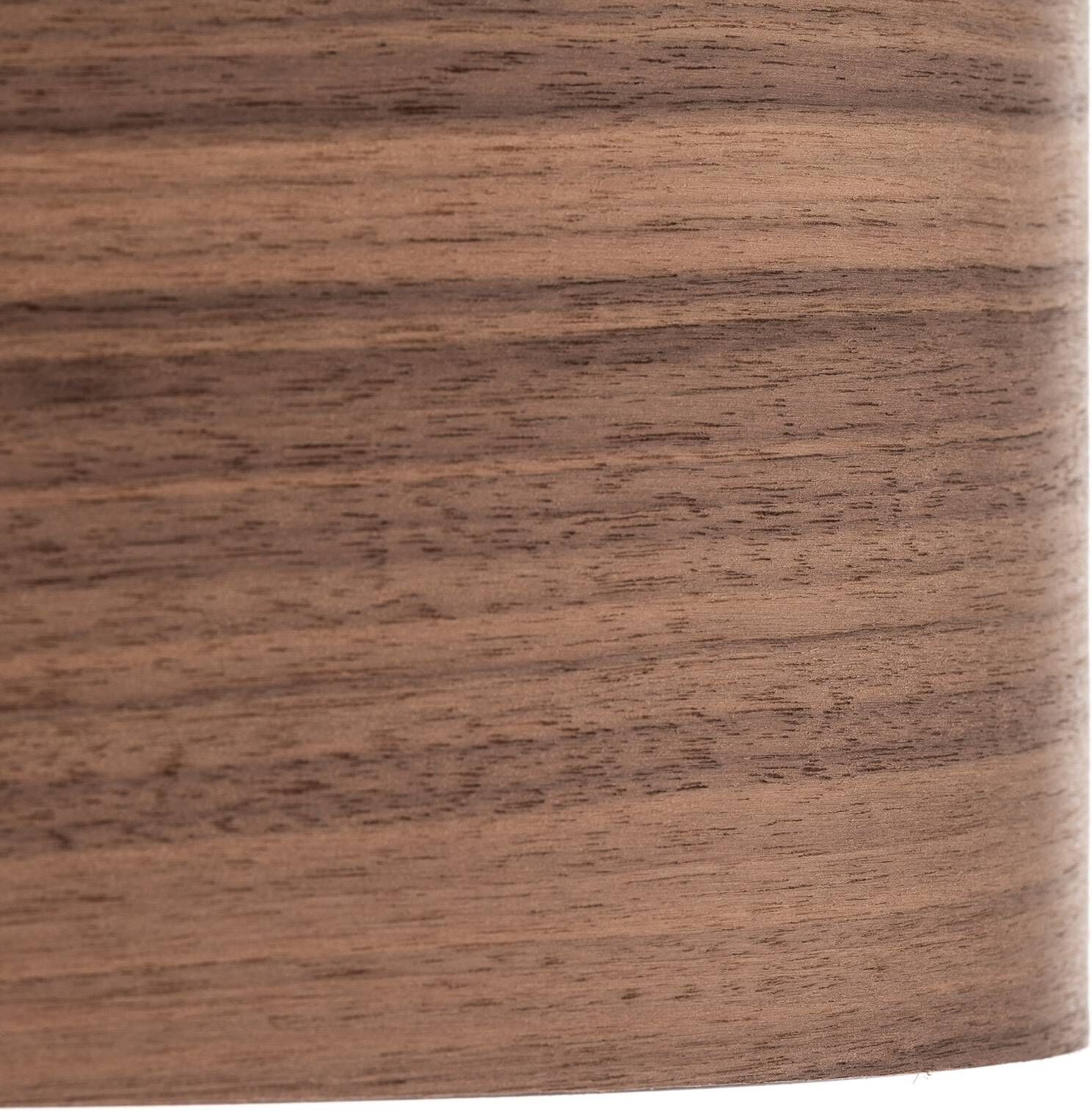 Tischlampe Veneer Duolla, Holz dunkel, für Wohn- / Esszimmer, Holz, Modern, Tischlampe