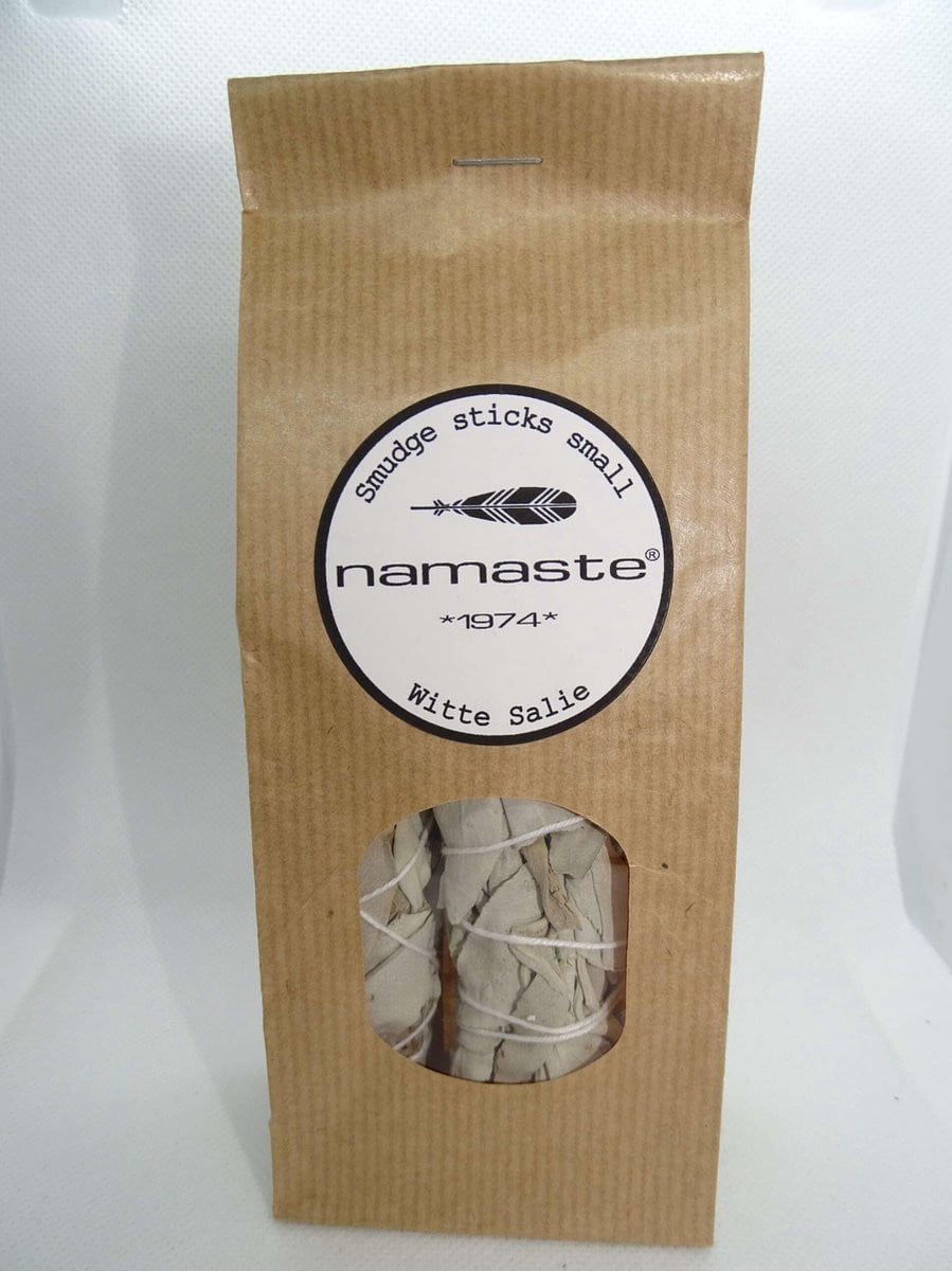 Namaste Witte Salie Smudge Sticks - 2 stuks van 10 cm