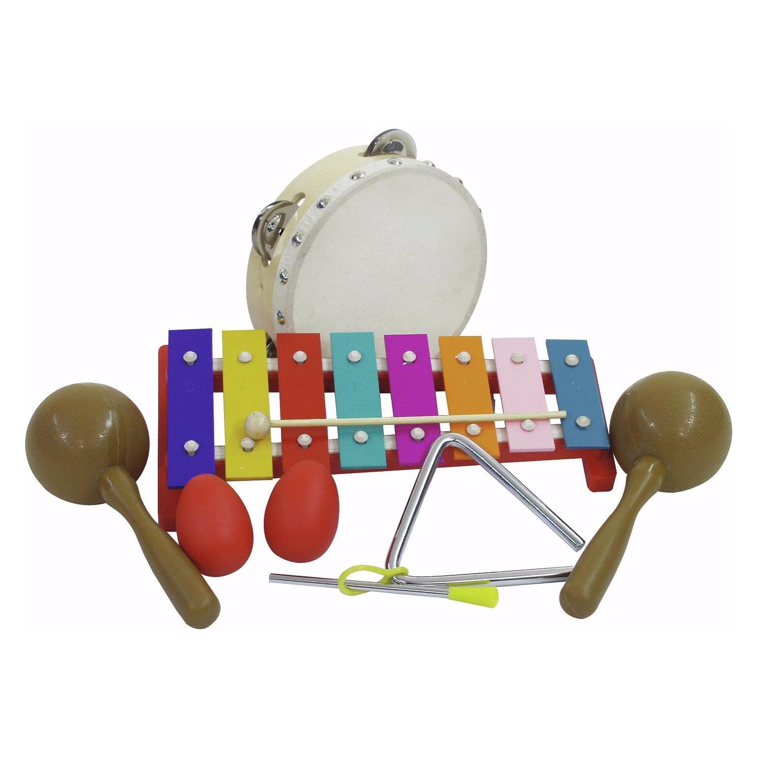 Dimavery Percussion Set III (Metallophon, Set, Shaker, Tamburin, Triangel) (26056620)