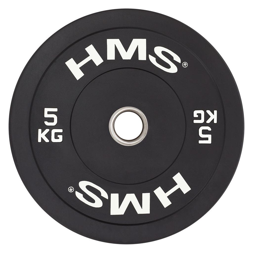HMS Olimpinis guminis svoris BBR juodas - 5kg (17-61-015)