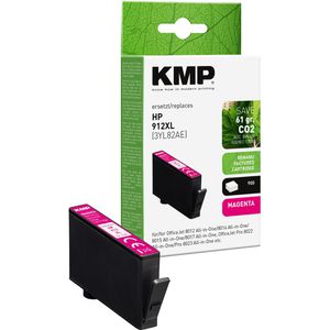 KMP Tinte für HP 912XL, 3YL82AE, 900 Seiten, 12ml, magenta, Druckleistung XL