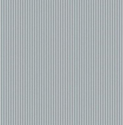 Advantage Ticking Blue Stripe Wallpaper