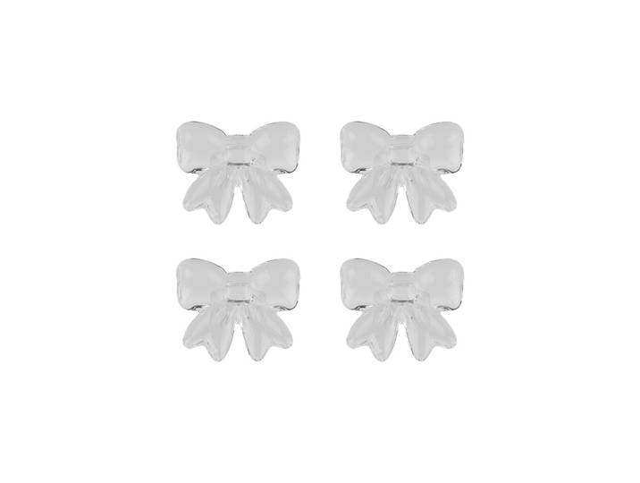 Lepelclub - Servetringen Bow - Transparant - Set Van 4