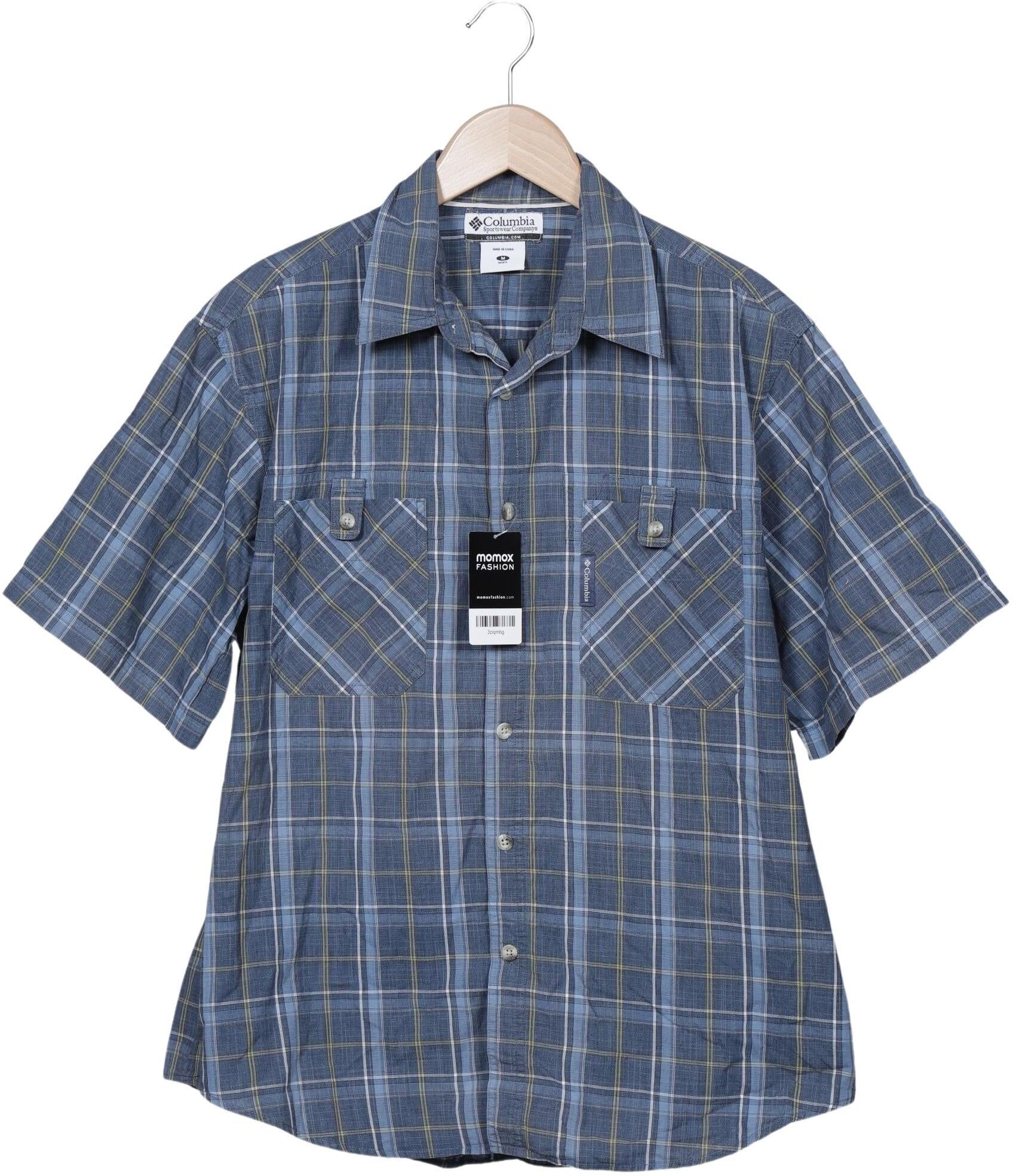 Columbia Sportswear Company Herren Hemd, Blau, Gr. M, Baumwolle - Second Hand