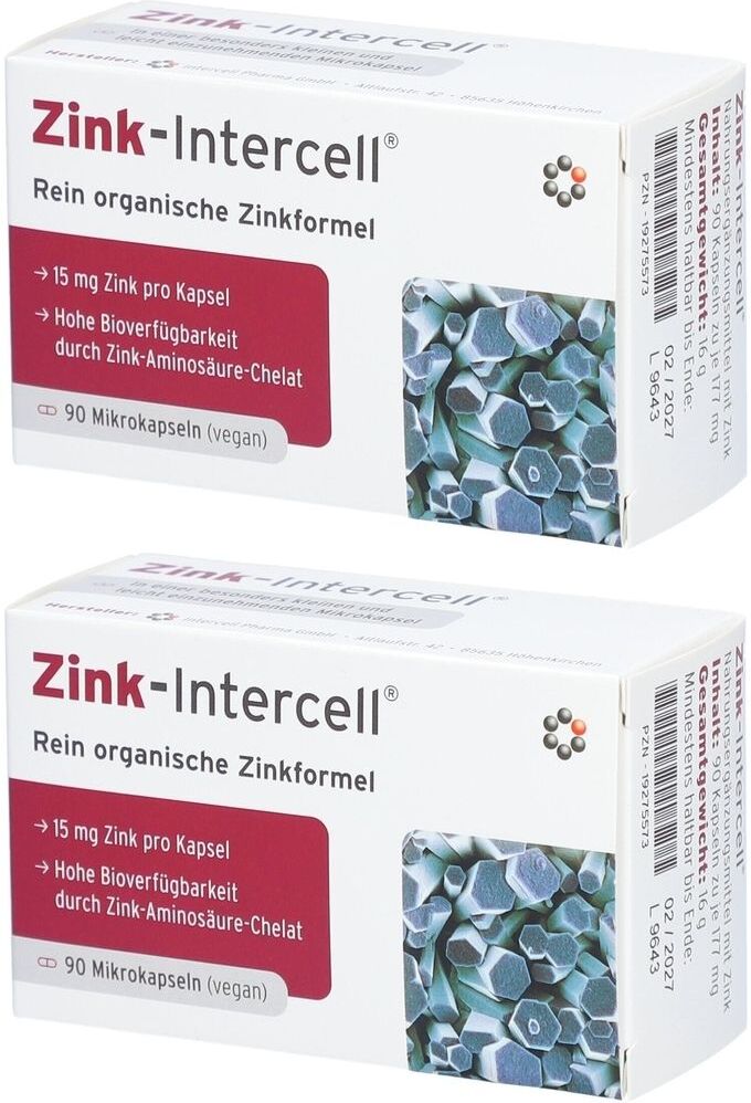 Zn-Intercell Zink-Intercell Kapseln 2x 2x90 St