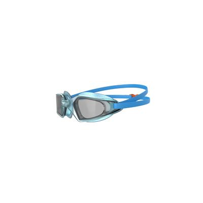 Schwimmbrille SPEEDO "HYDROPULSE GOG JU BLUE/SMOKE", blau (blau, smoke), Sportbrillen, Kinder, für sportliche Aktivitäten im Wasser, leichtes Design, komfortabel