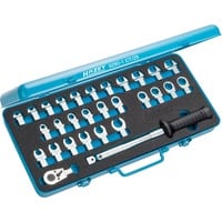 Drehmomentschlüssel Werkzeug-Satz 6290-1CT/29 blau/schwarz, mit Einsteck-Vierkant 9x12mm, 29-teilig