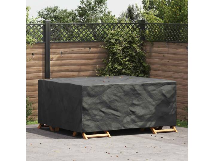 vidaXL Möbelbezug Uni Schwarz 200 x 165 x 80 cm 420D