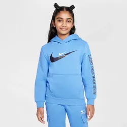 NIKE Sportswear Fleece Hoodie Kinder 489 - blue beyond L (147-158 cm)