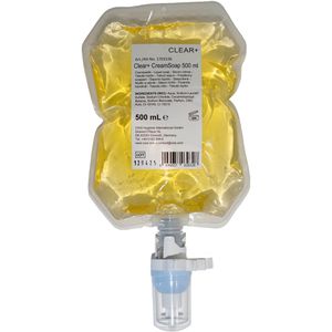 CWS Seife Clear+ CreamSoap, 1701536, Flüssigseife, Nachfüllkartusche, pH-hautneutral, 500 ml