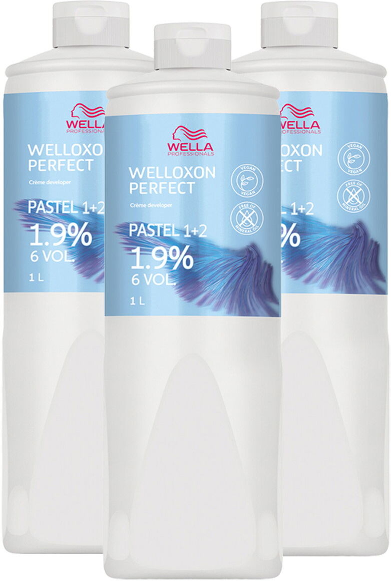 3000ml Wella Professionals Welloxon Perfect Creme Developer Set 1,9 % - 6 Vol. (3 x 1000ml)