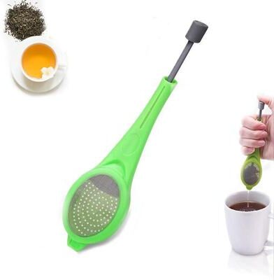 United Reusable Tea Infuser With Plunger Portable Loose Leaf Tea Strainer Reusable Tea Infuser With Plunger Portable Loose Leaf Tea Strainer