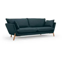 Nordic Collection Sofa Hasle Stoff Deep Blue 2-Sitzer