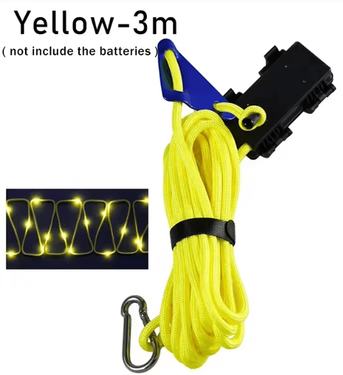 Inspire Essentials Camping Tent Rope LED Light Waterproof Outdoor Guy Line Safety Lighting a