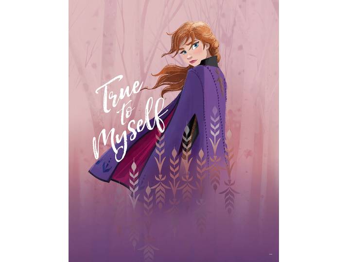 Bild KOMAR Frozen Anna True to Myself , bunt (farbe bild(er): bunt), B:40cm H:50cm, Holz, Papier, Bilder, Bild, Wandbild zur Dekoration im Kinderzimmer - ohne Rahmen