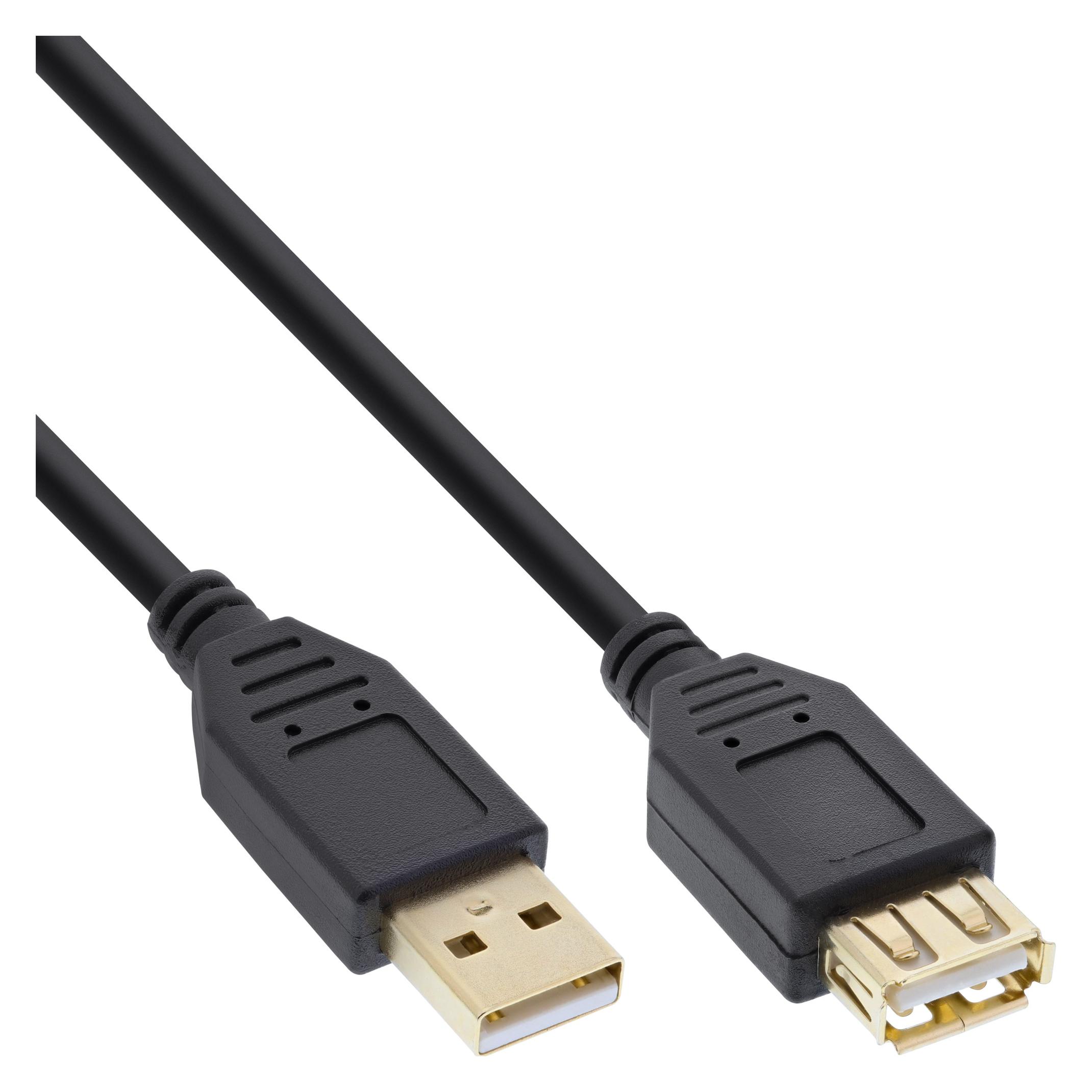 InLine USB A - USB A (2 m, USB 2.0) (34618S)