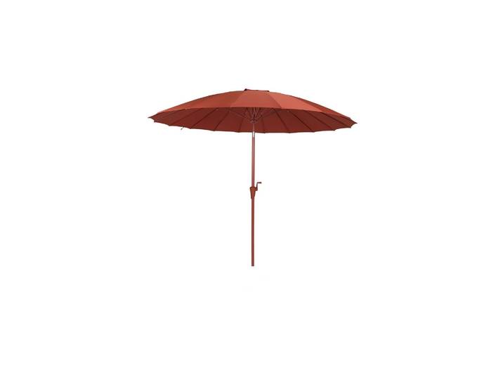 Parasol sans base en polyester rouge Sunshine