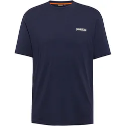 Napapijri S-small Box T-Shirt Herren | Gr. XXL | blau - blau
