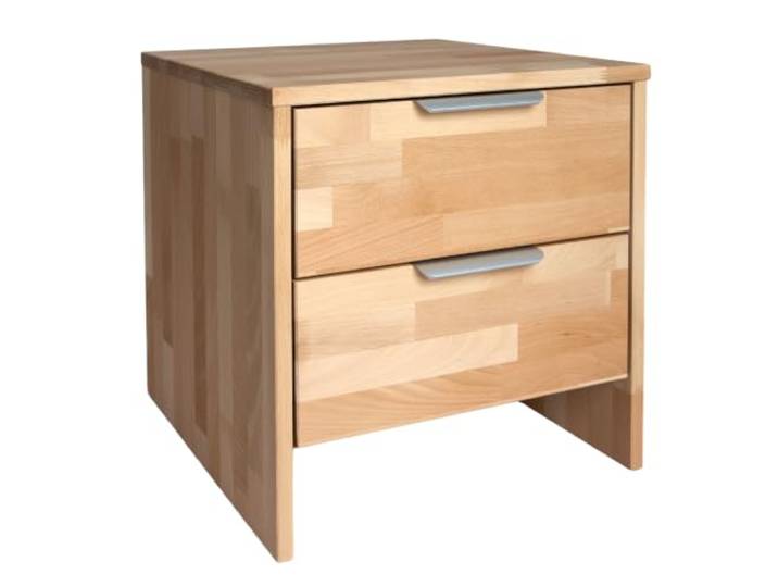 EDELHOLZ Nachttisch Kernbuche Massivholz mit 2 Schubladen