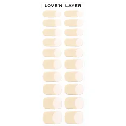 Love'n Layer French Manicure Layers Pale Nail Sticker (20 Stück)
