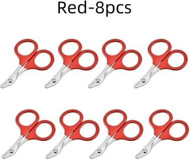 Uplifted Finds Professional Precision Pet Nail Trimmers red 8 Pcs