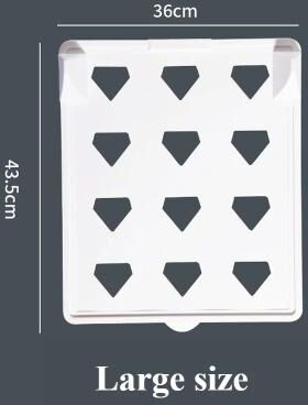 Uplift Treasures Folding Clothes Organizer Boards Set For Tidy Wardrobe large Size