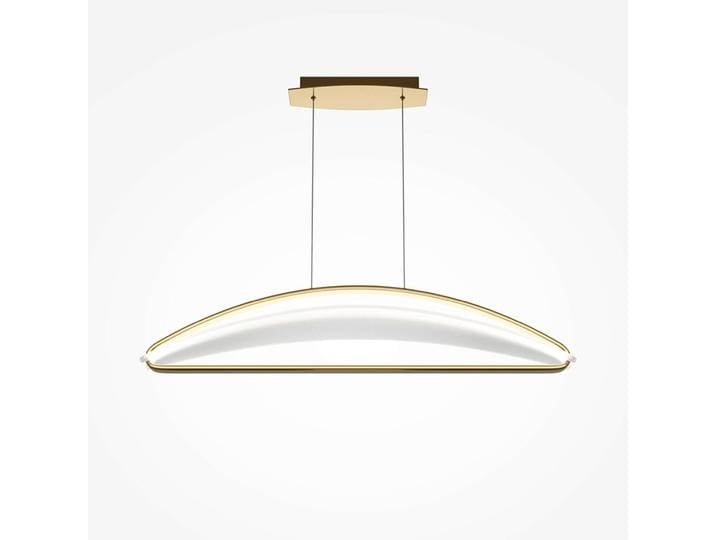 Suspension design LED blanc & or - forme soucoupe AVA