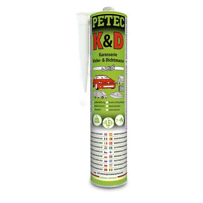 Petec 1x 310ml K&D Karosserie Klebe- u. Dichtmasse weiß [Hersteller-Nr. 94530]