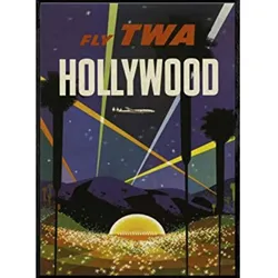 POSTER Amerika Hollywood A4 Rahmenlos