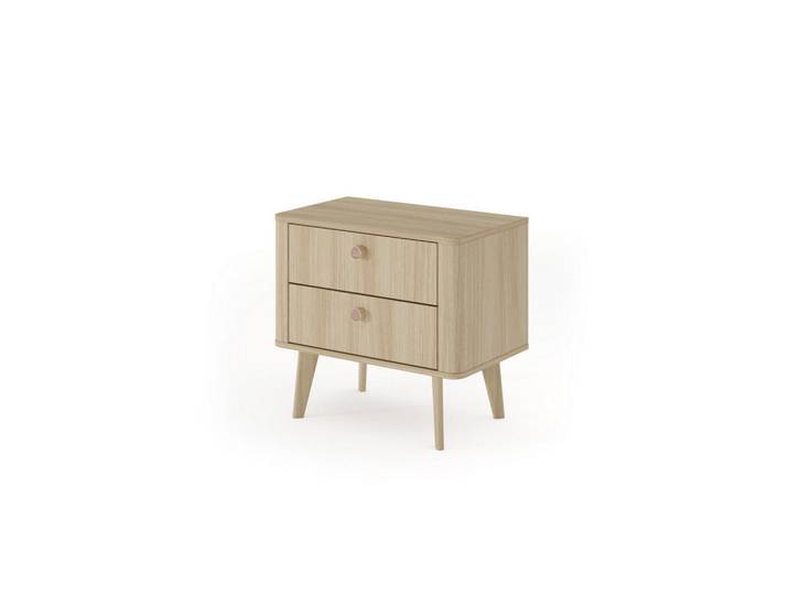 Furnlux Nachttisch Viki Beige 63x38x57 cm, 63x57x38 cm, Schlafzimmer, Nachtkästchen