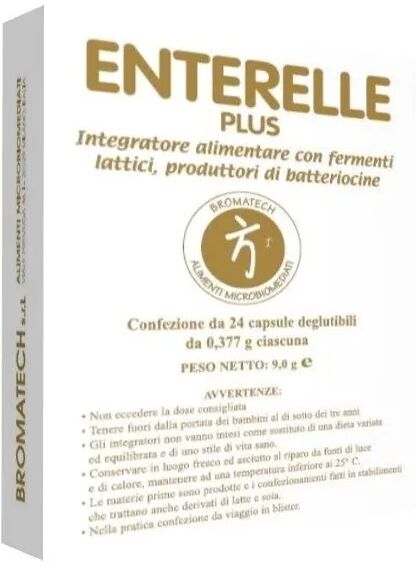 Bromatech Enterelle integratore di probiotici 24 capsule