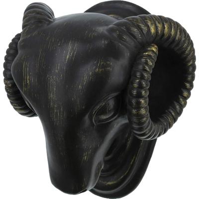 Urbanest Ram Head Drapery Sconce, 1 3/8-inch Diameter