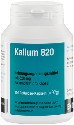 ENDIMA Vertriebsgesellschaft mbH KALIUM 820 Kapseln 92 g 01500101